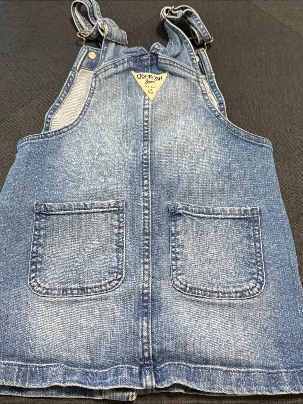 OshKosh B'gosh Denim Overall Dress Size 3T